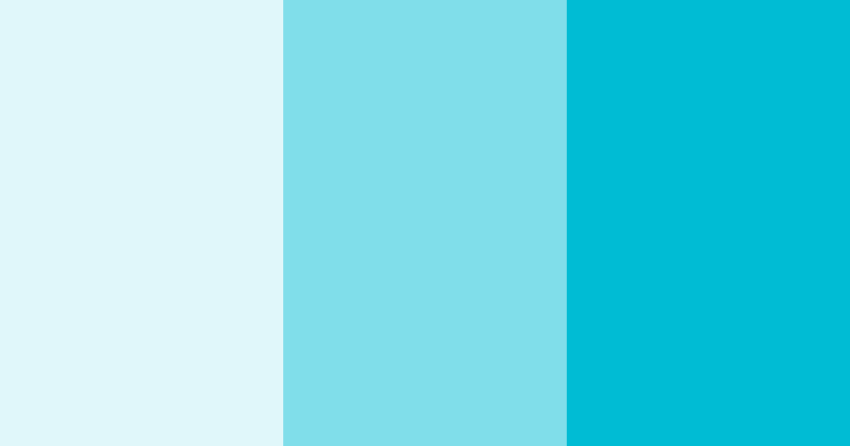 Download aqua car color palette PNG image (landscape)