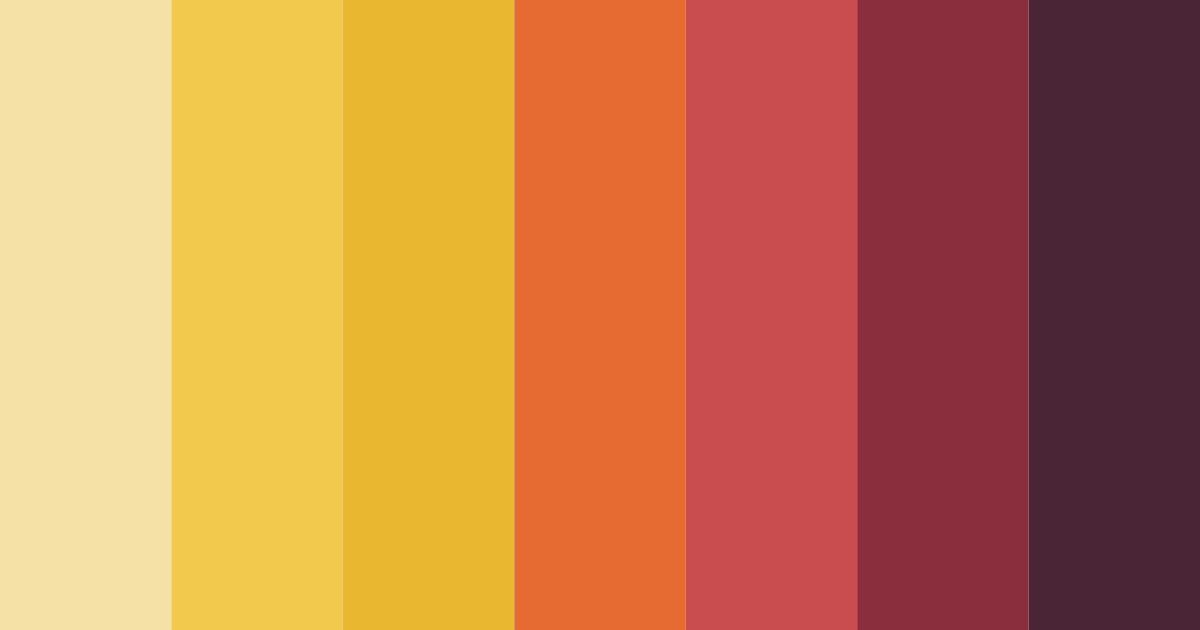 Download tuscan sunrise color palette PNG image (landscape)