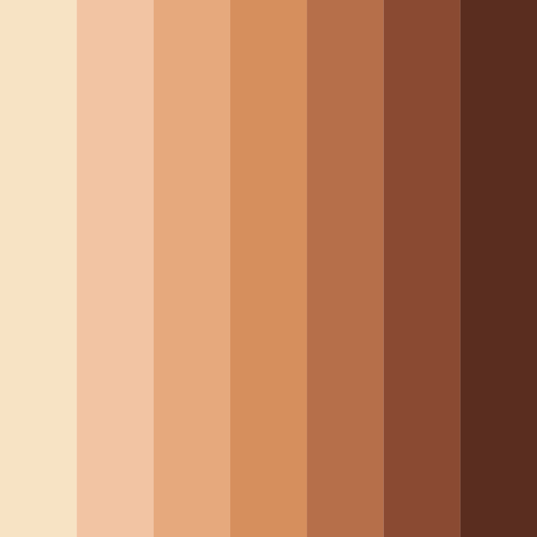 Download tuscan sunset color palette PNG image (square)