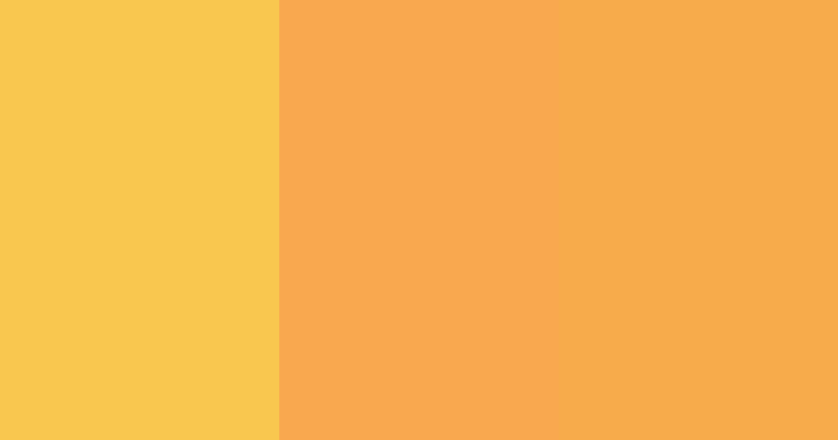 Download golden sunshine color palette PNG image (landscape)