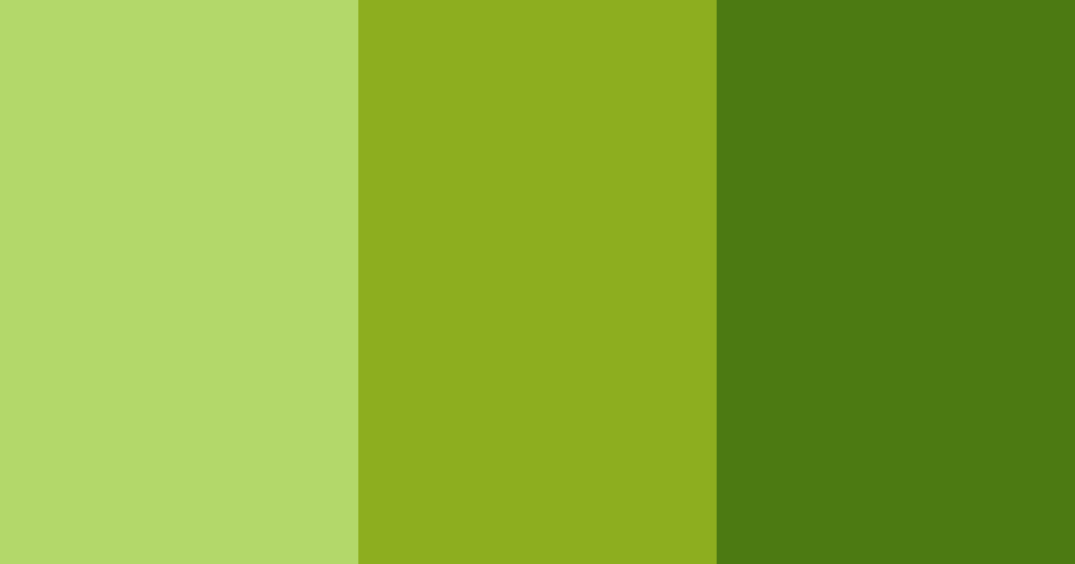 Download lush greenery color palette PNG image (landscape)