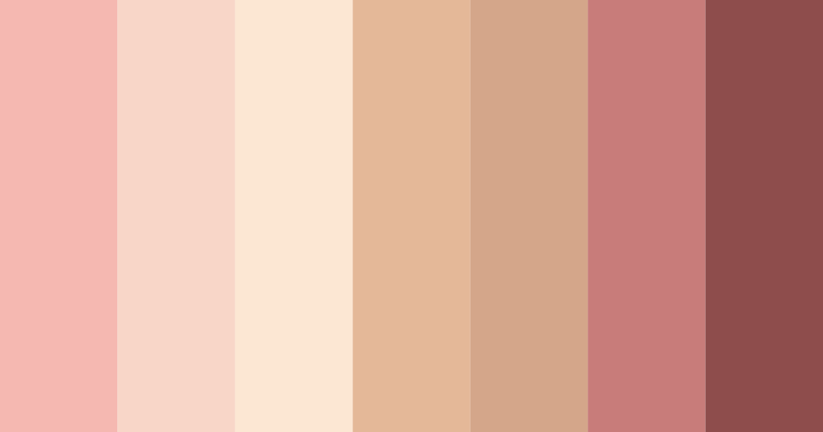 Download vintage pink color palette PNG image (landscape)