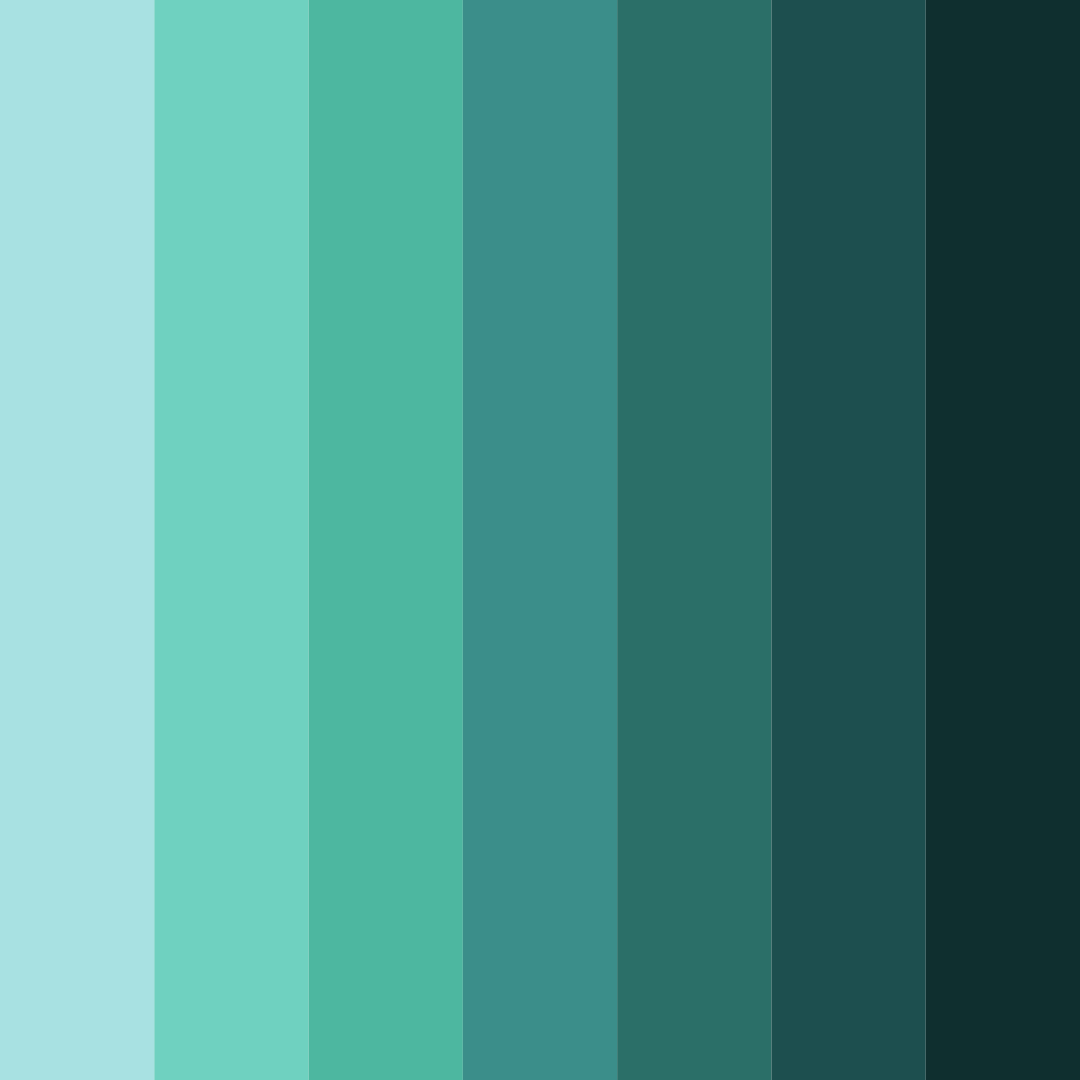 Download aqua grove serenity color palette PNG image (square)