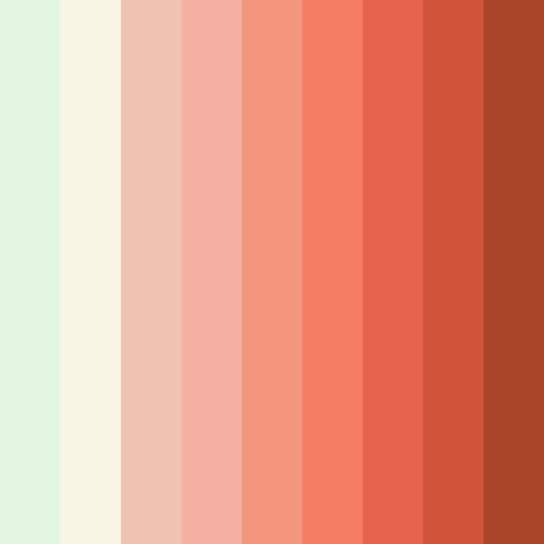 Download soft sunrise serenity color palette PNG image (square)