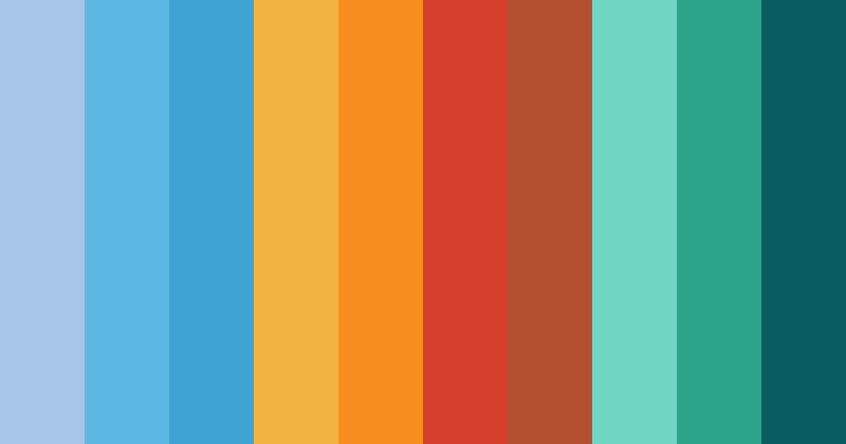 Download sunset blue color palette PNG image (landscape)