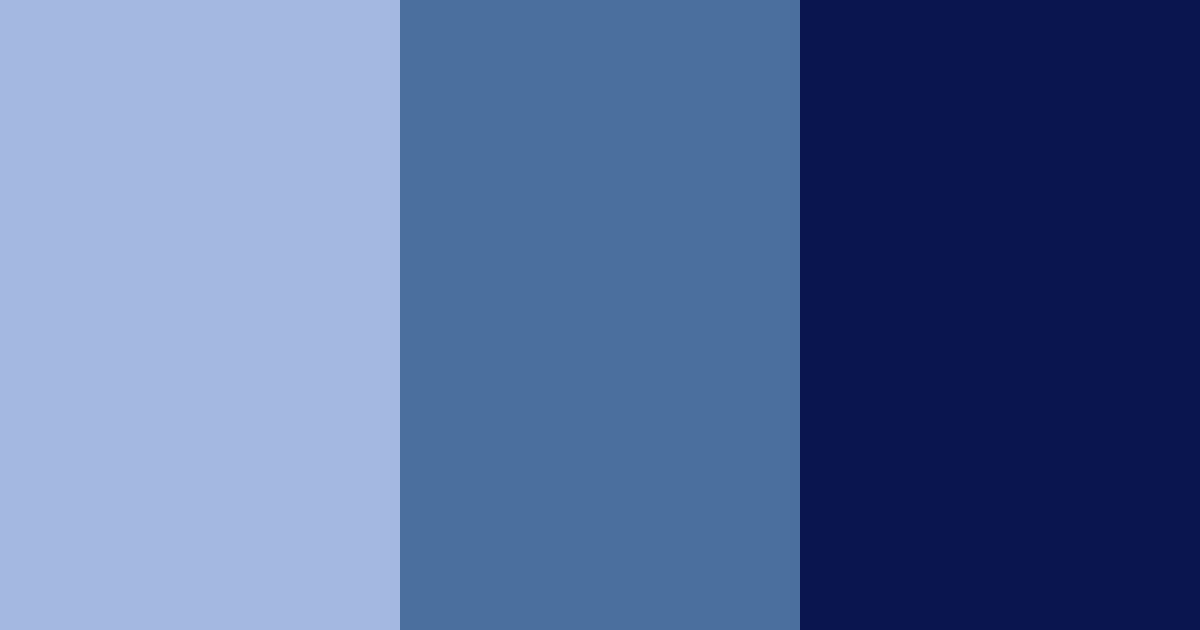 Download dark blue color palette PNG image (landscape)