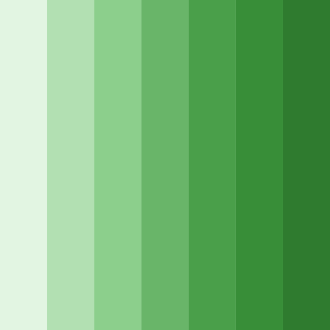 Download verdant embrace color palette PNG image (square)