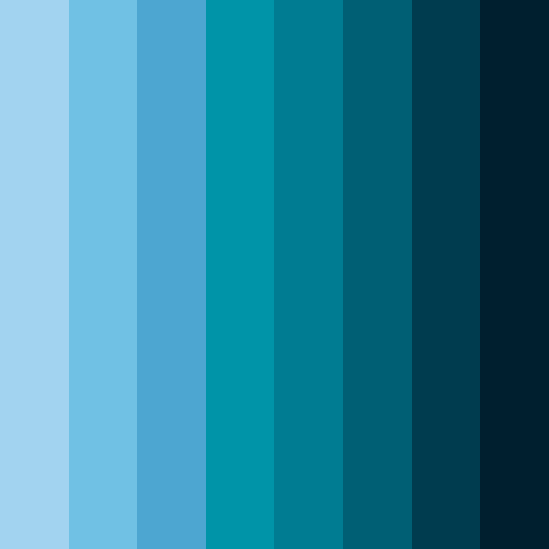 Download aqua athleticism color palette PNG image (square)