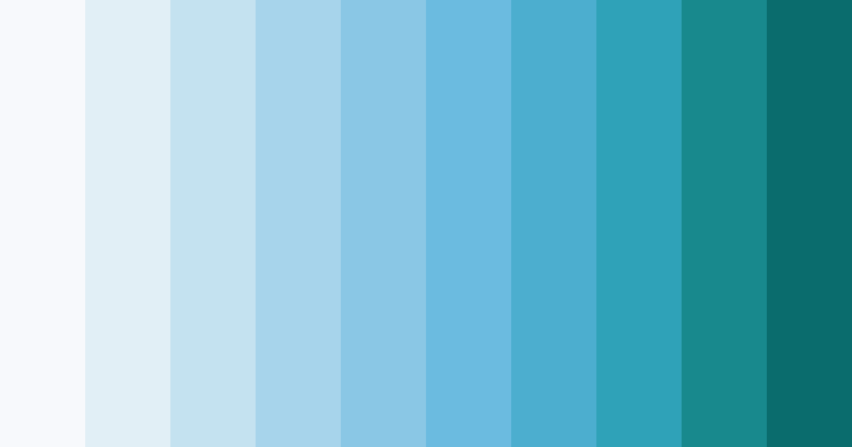 Download ocean breeze serenity color palette PNG image (landscape)