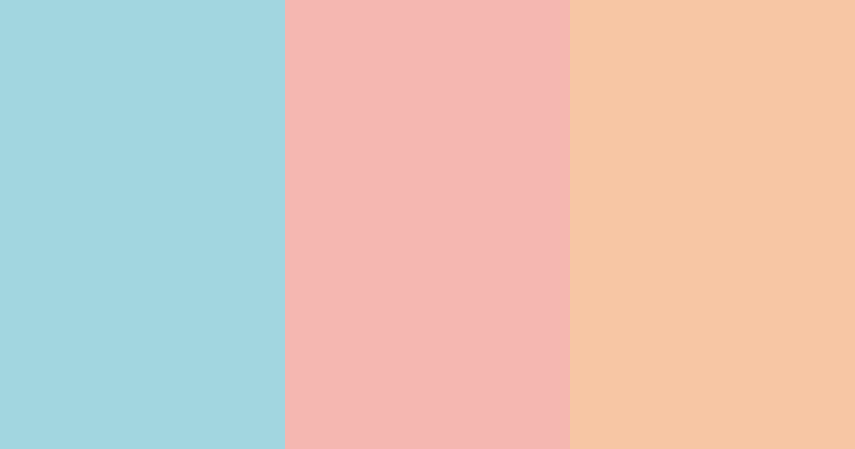 Download pastel blue color palette PNG image (landscape)