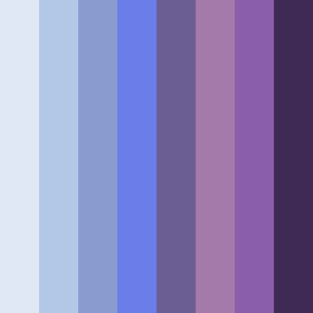 Download lavender skies color palette PNG image (square)