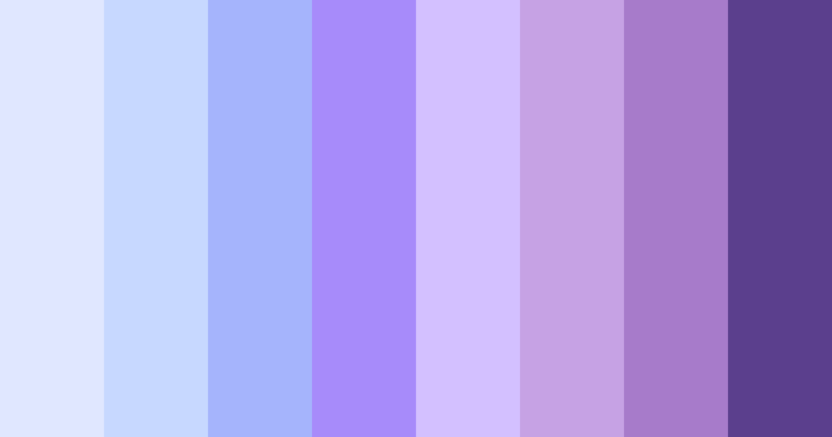 Download dreamy twilight color palette PNG image (landscape)