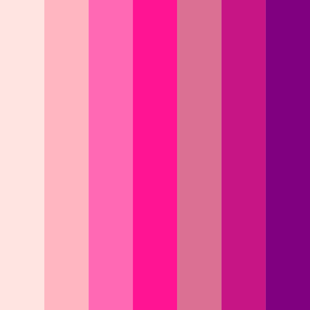 Download bright pink color palette PNG image (square)