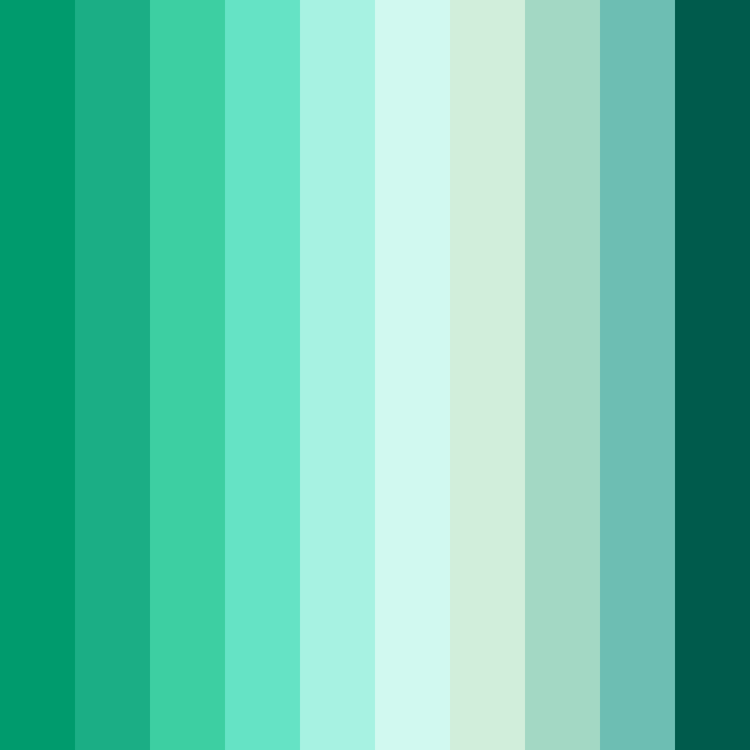 Download teal oasis color palette PNG image (square)