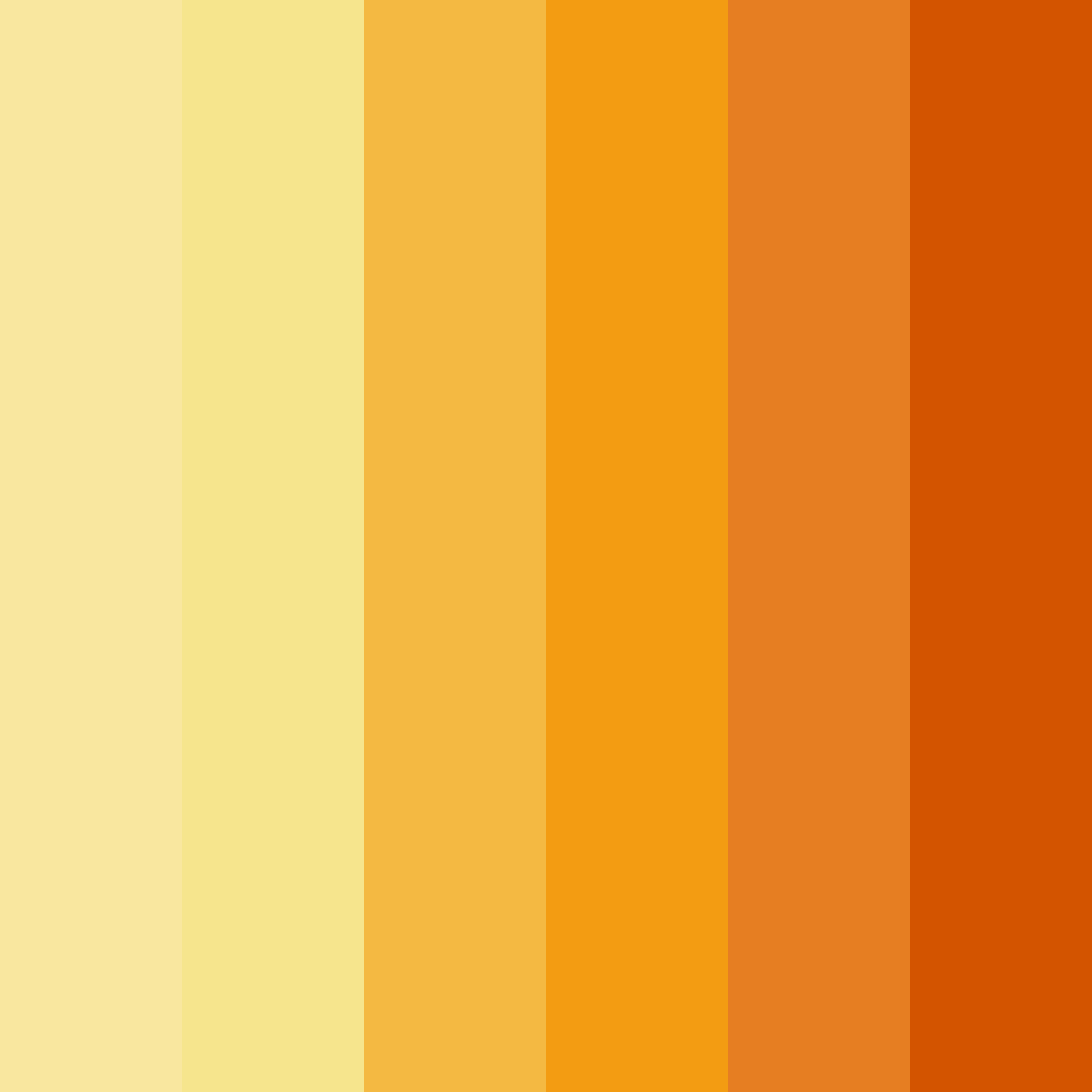 Download sunshine reverie color palette PNG image (square)