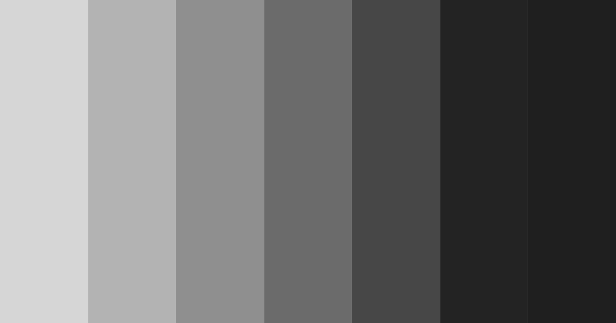 Download shades of shadow color palette PNG image (landscape)