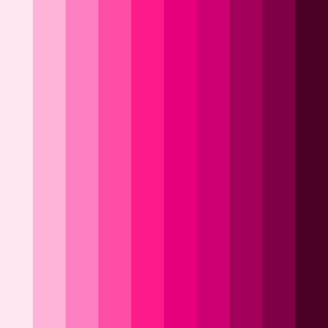Download bold pink color palette PNG image (square)