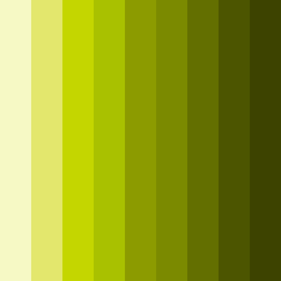Download green noon color palette PNG image (square)