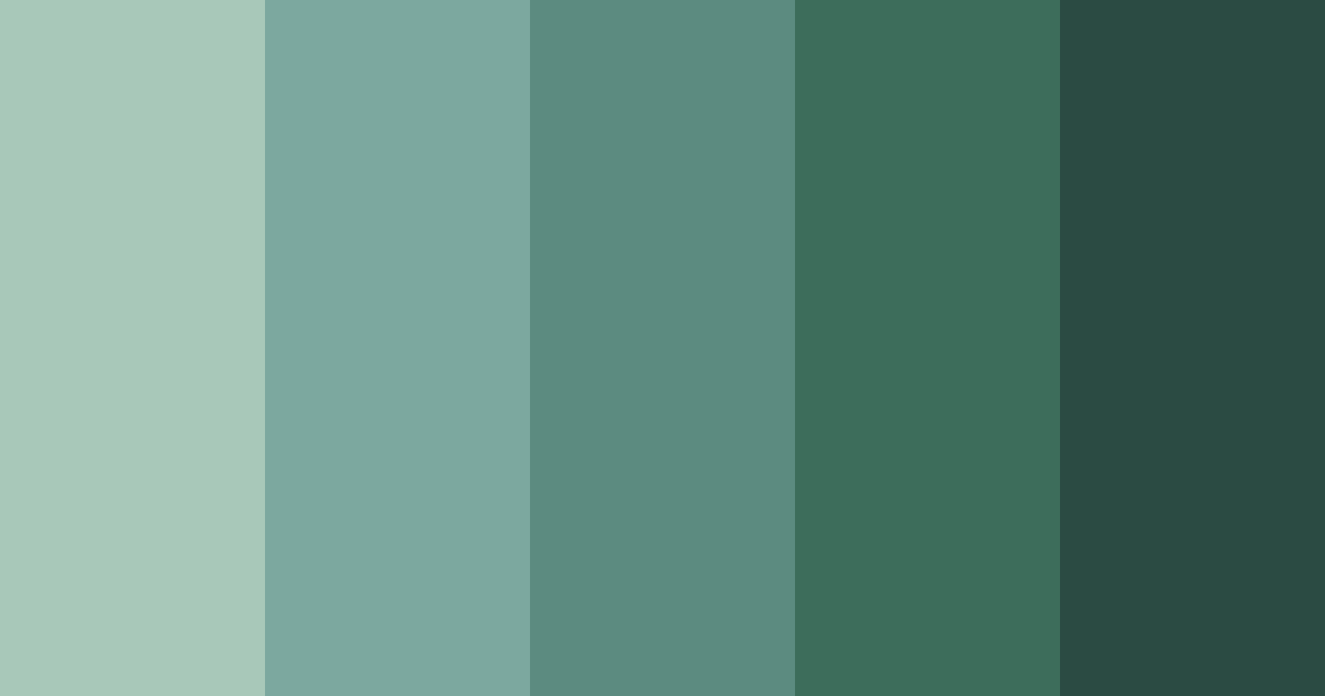 Download smoky green color palette PNG image (landscape)