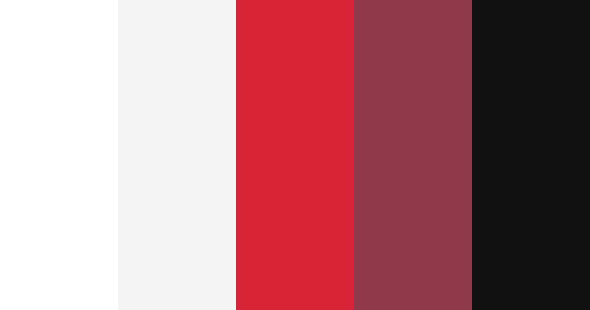 Download crimson and cream color palette PNG image (landscape)
