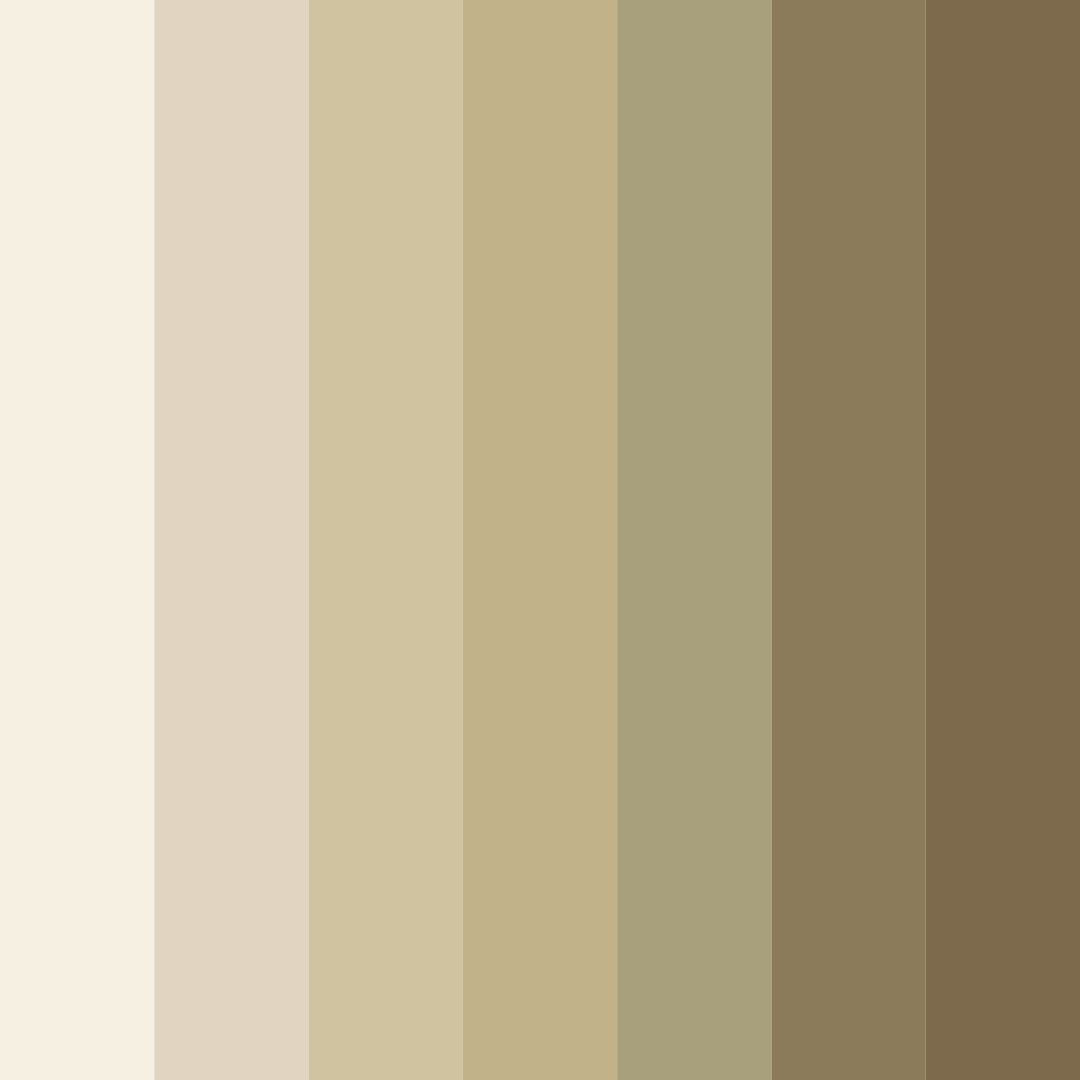 Download sandy dunes color palette PNG image (square)