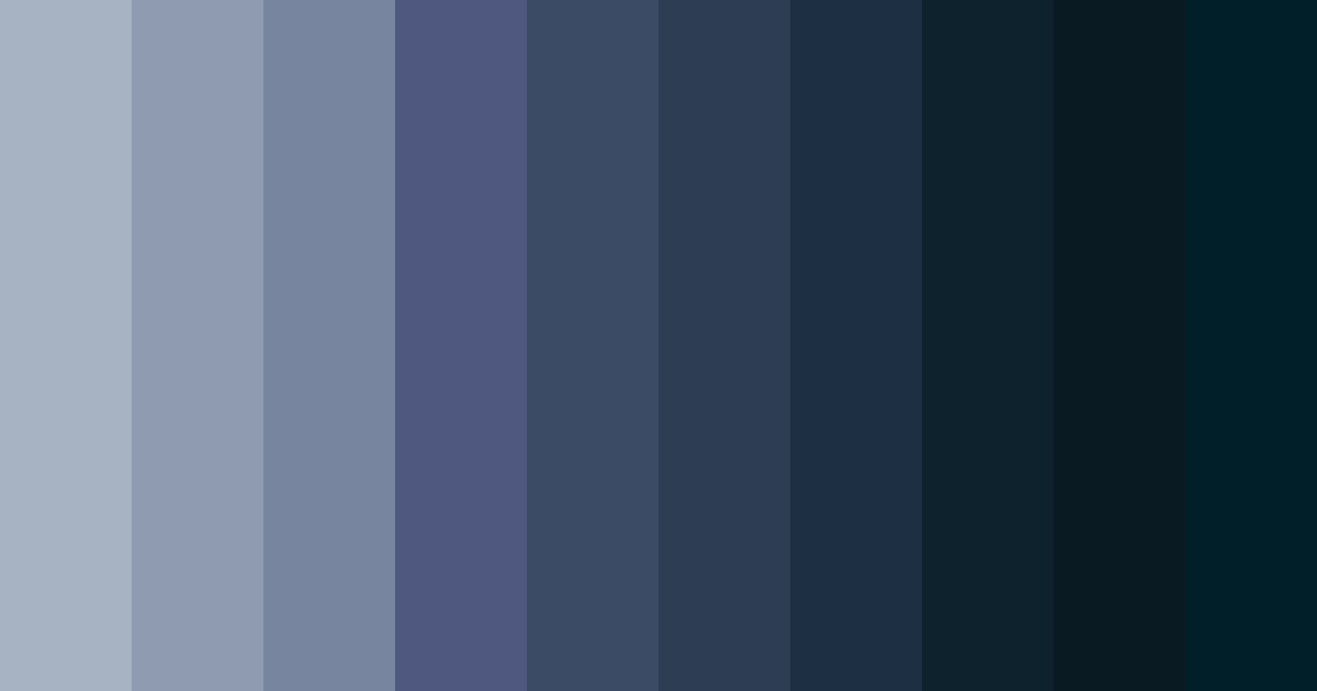 Download midnight whisper color palette PNG image (landscape)