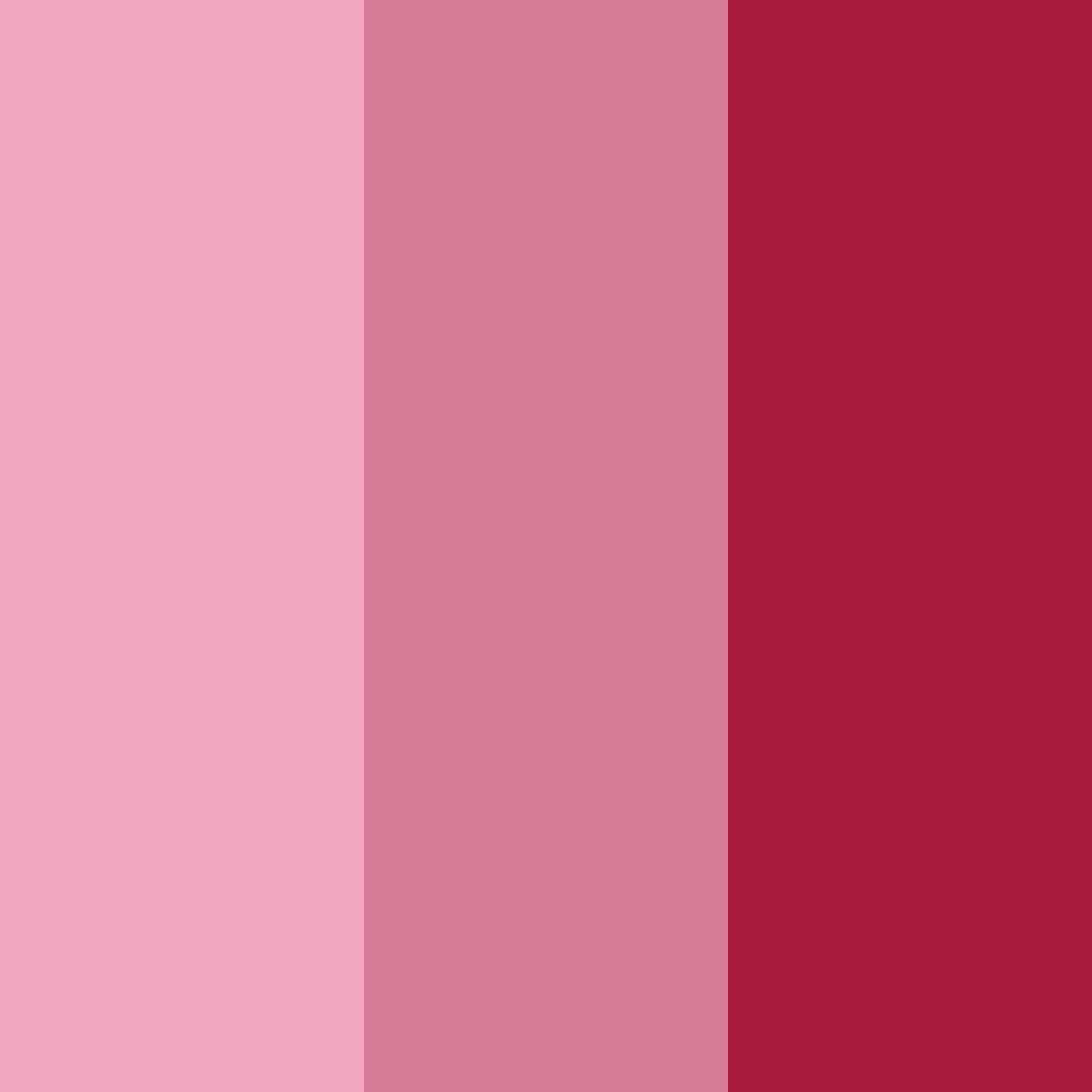 Download pink sunset color palette PNG image (square)