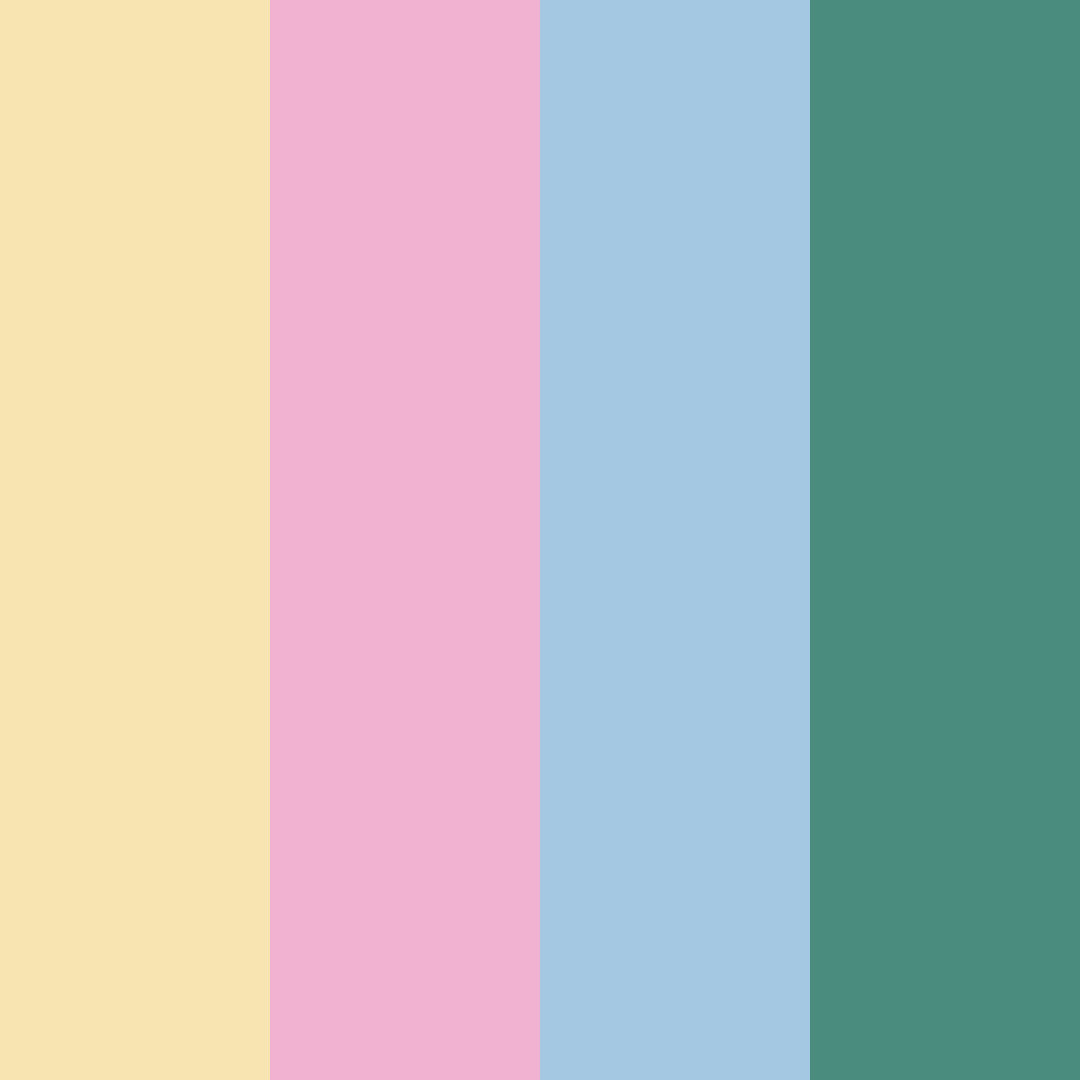 Download morning blossom color palette PNG image (square)