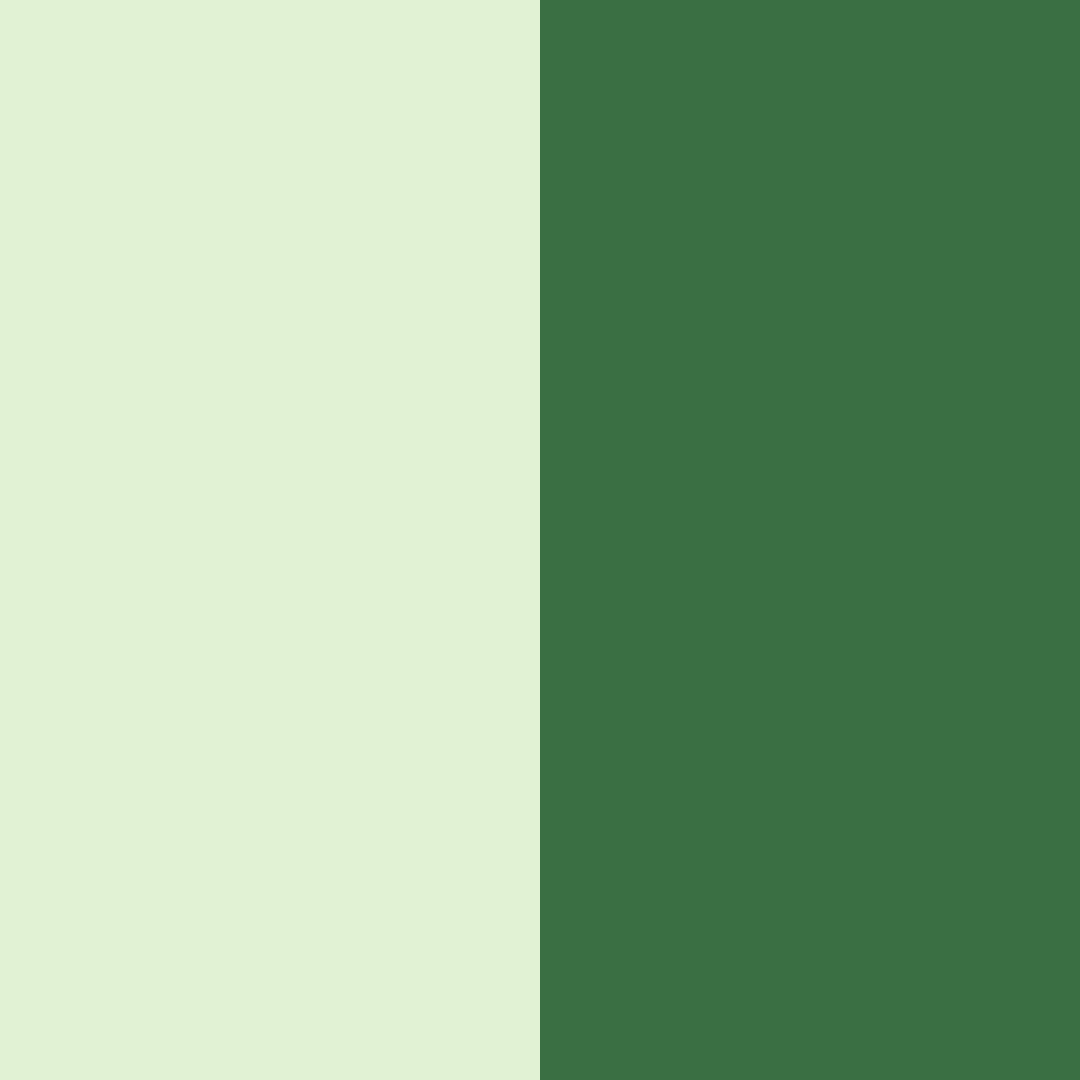 Download green harmony color palette PNG image (square)