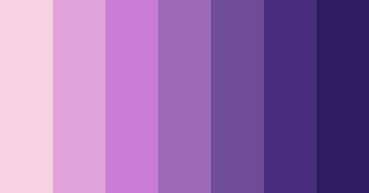Download shades of pink and purple color palette PNG image (landscape)