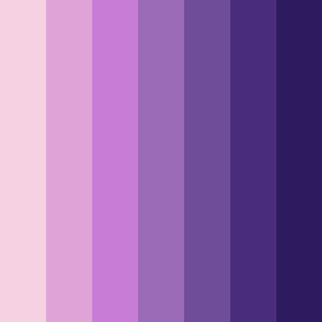 Download shades of pink and purple color palette PNG image (square)