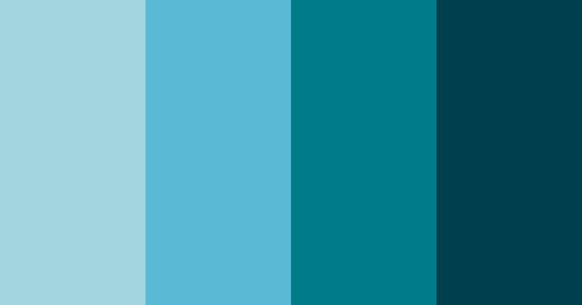 Download azure depths color palette PNG image (landscape)