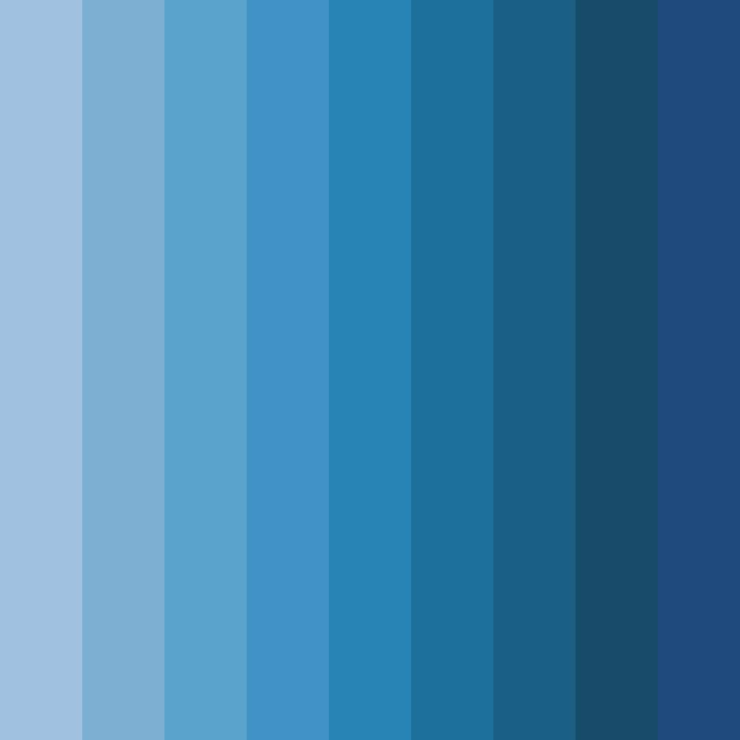 Download blue horizon color palette PNG image (square)