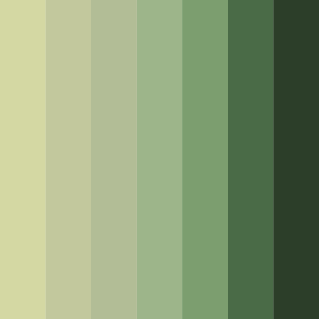 Download nature's embrace color palette PNG image (square)