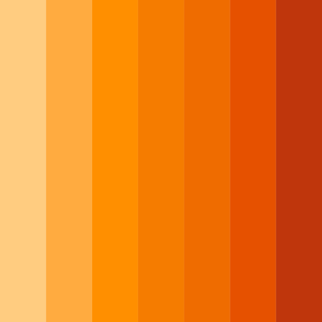 Download sunset ember color palette PNG image (square)