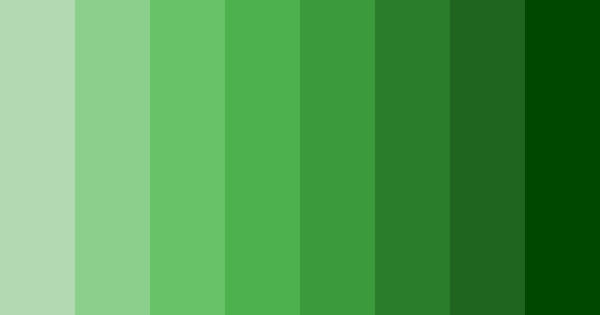 Download emerald grove color palette PNG image (landscape)