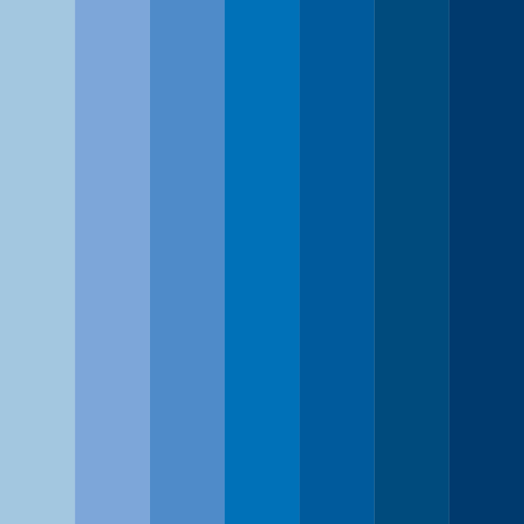 Download azure horizon color palette PNG image (square)
