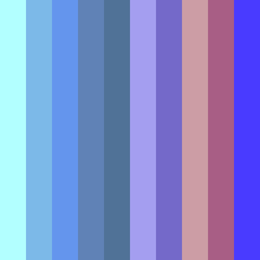 Download serenity spectrum color palette PNG image (square)