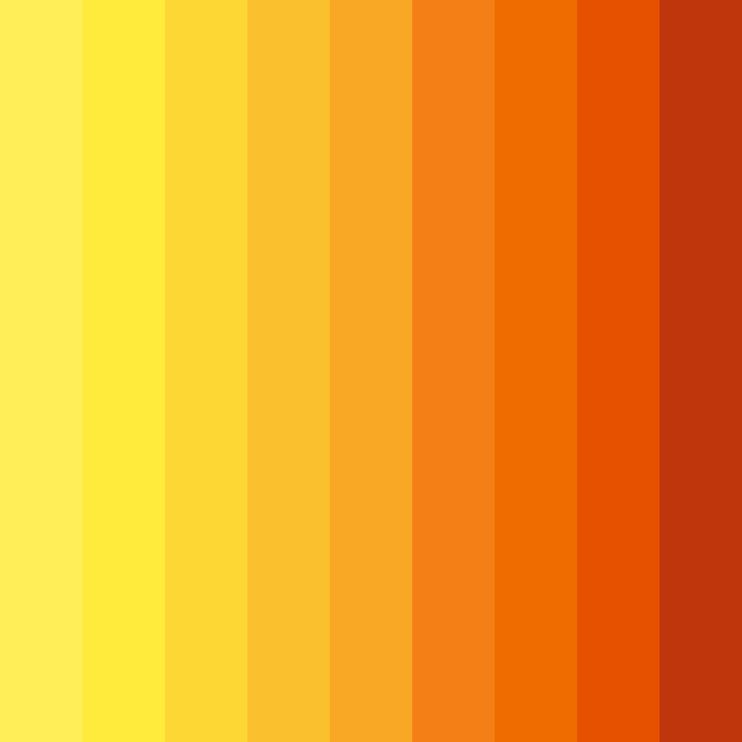 Download yellow bright color palette PNG image (square)