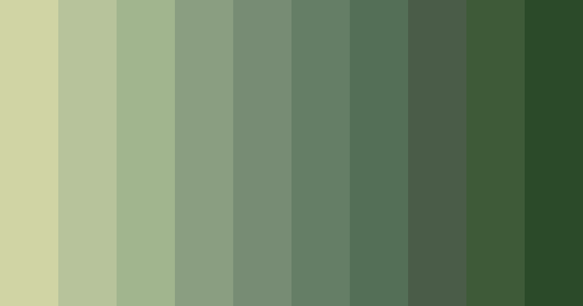 Download mossy whispers color palette PNG image (landscape)