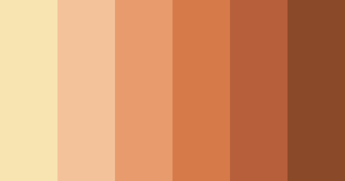 Download pawsitive warmth color palette PNG image (landscape)