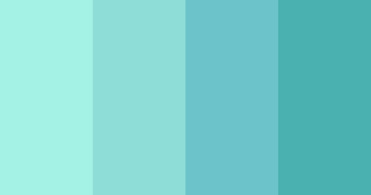 Download turquoise beach color palette PNG image (landscape)