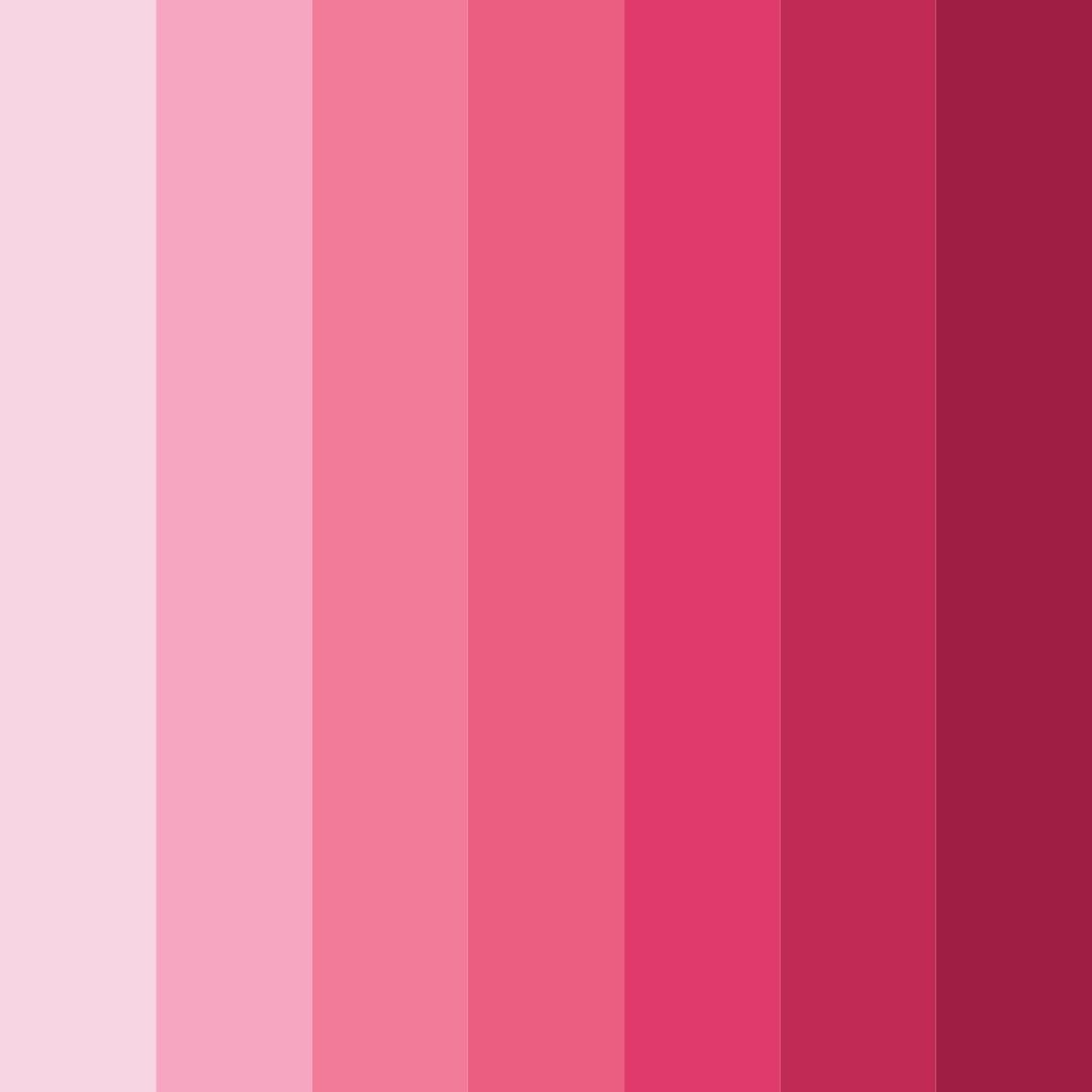 Download pastel pink color palette PNG image (square)