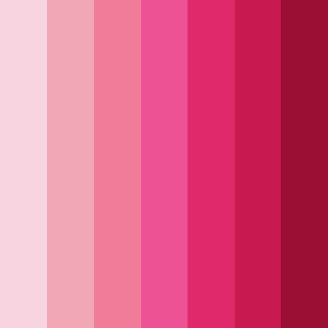 Download blush blossom color palette PNG image (square)