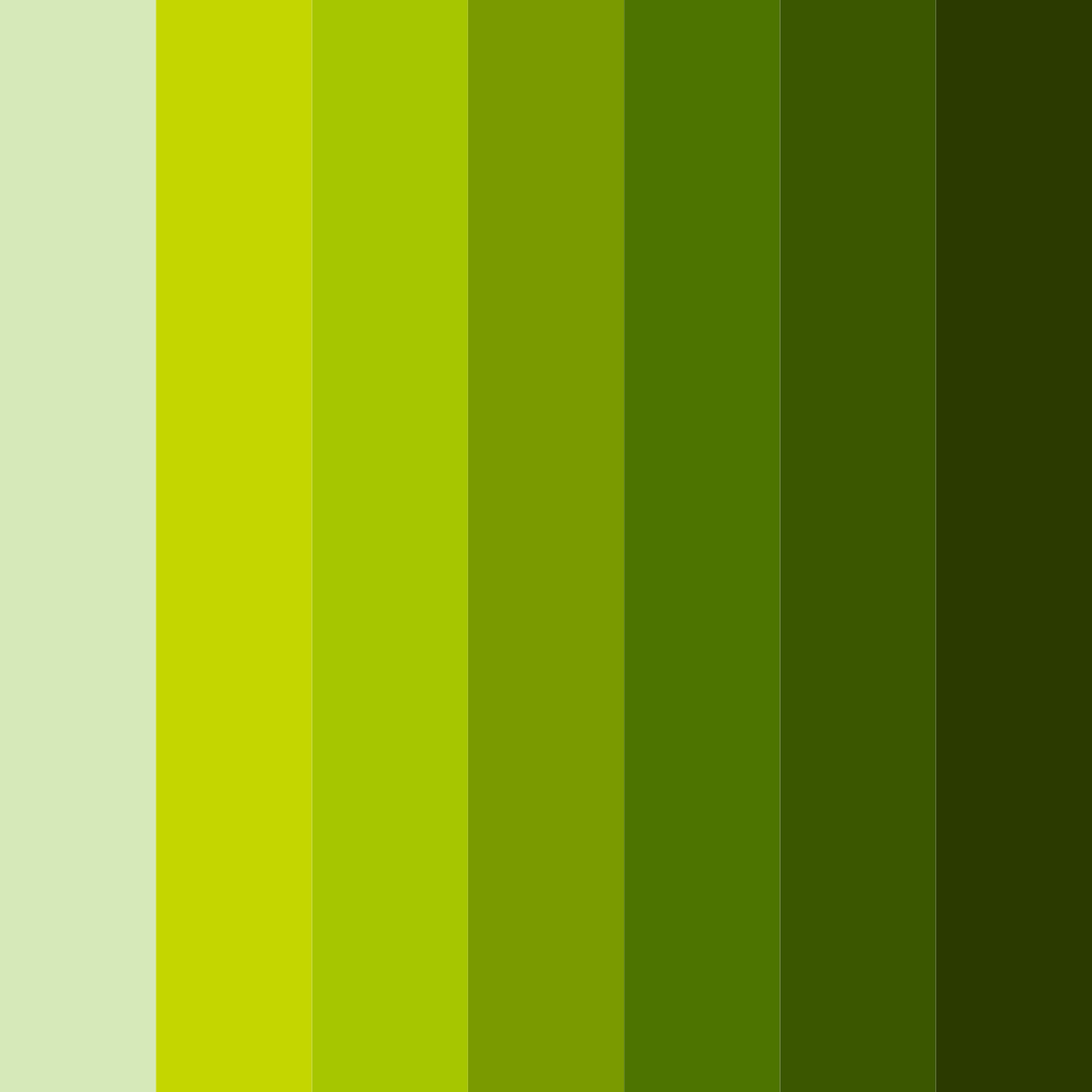 Download verdant elegance color palette PNG image (square)