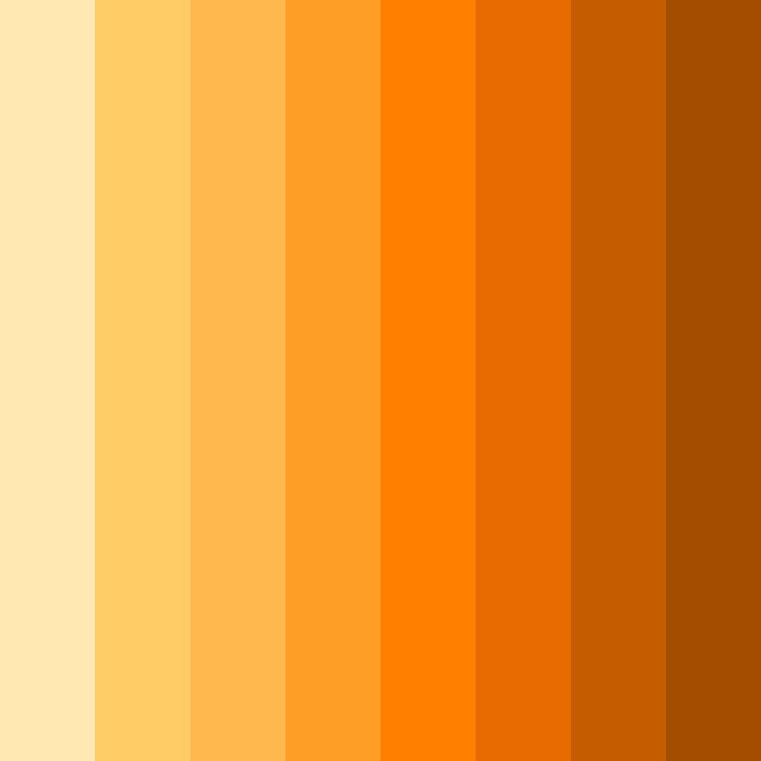 Download sunny citrus burst color palette PNG image (square)
