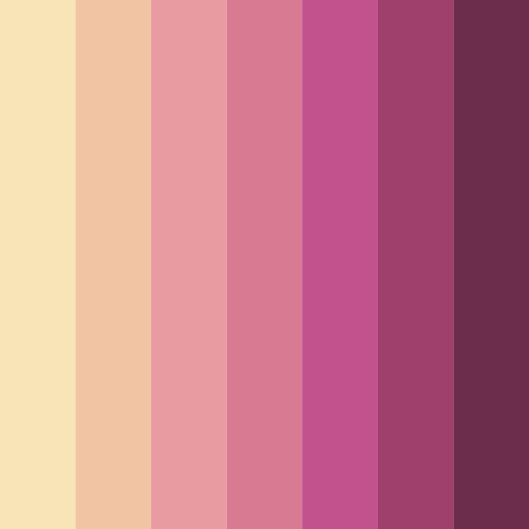 Download desert rose symphony color palette PNG image (square)