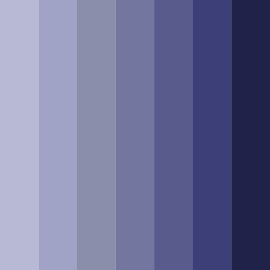 Download midnight reverie color palette PNG image (square)