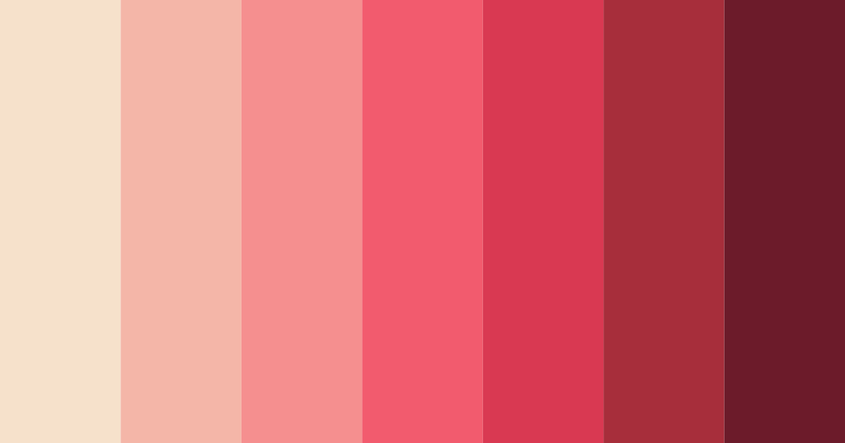 Download blush sunrise color palette PNG image (landscape)