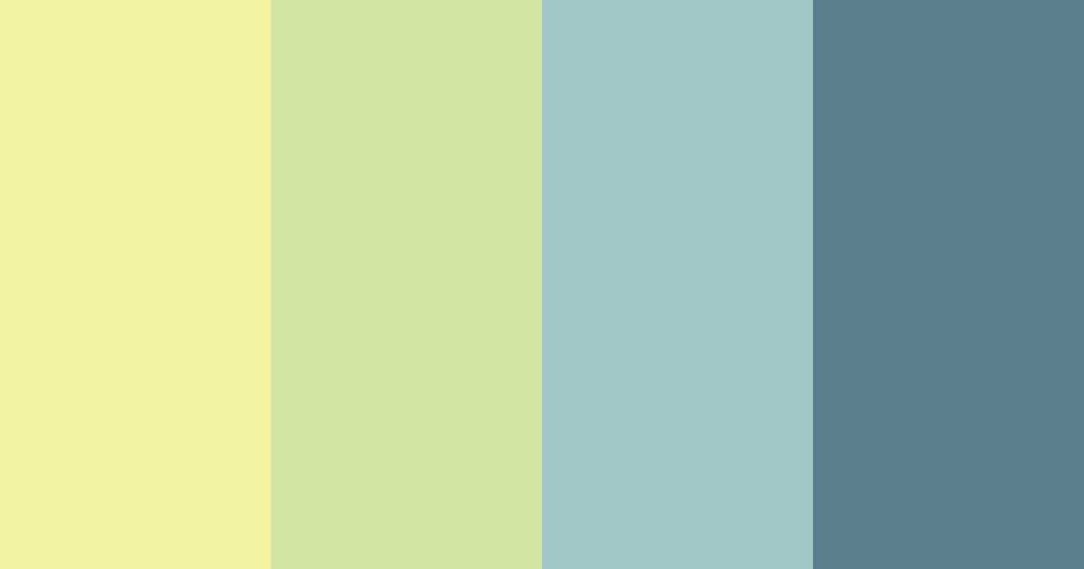 Download soft green color palette PNG image (landscape)
